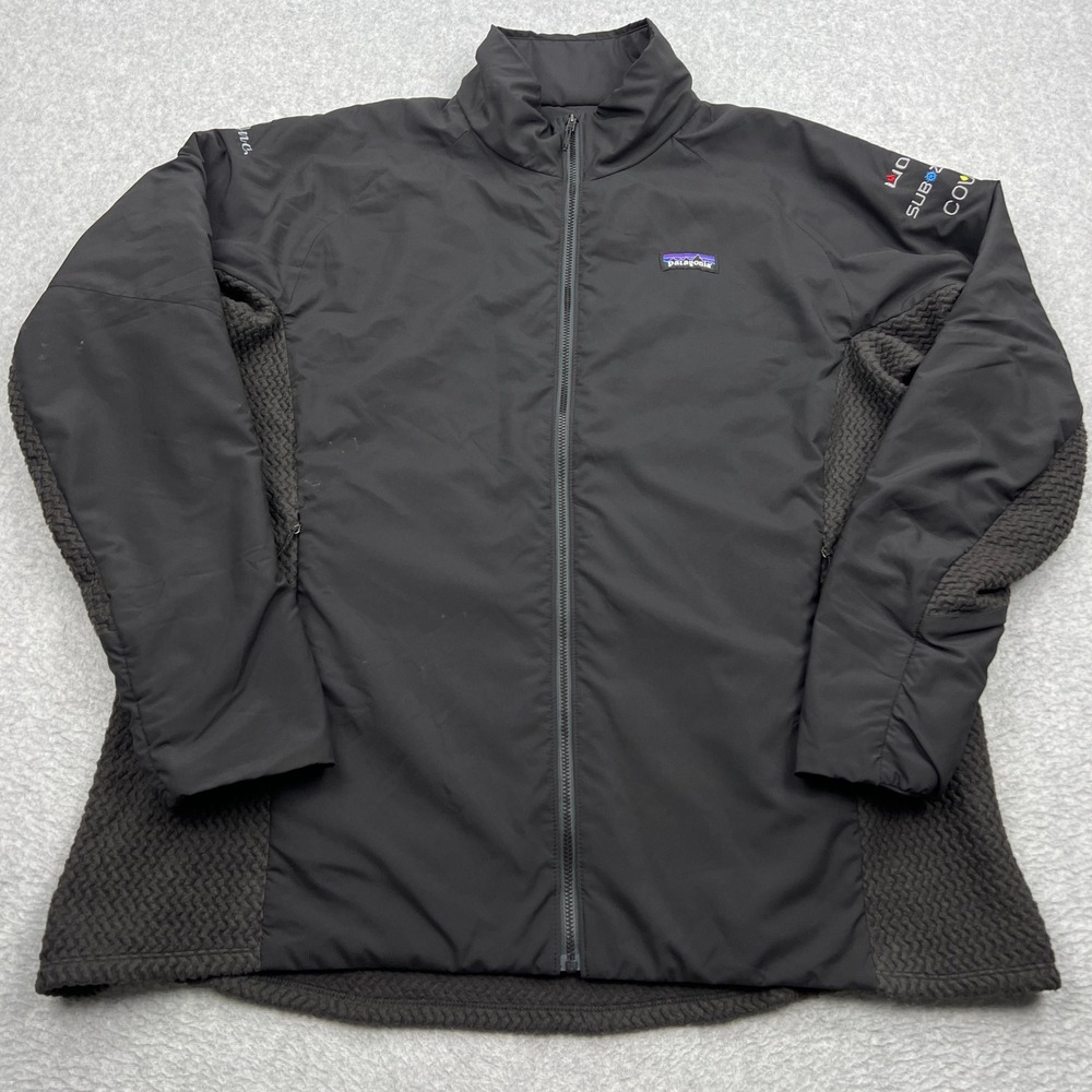 Patagonia Nano-Air Light Hybrid Jacket Womens XXL Black Full Zip Slim Fit 84352
